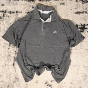 Vintage Burberrys Made in England Gray Polo